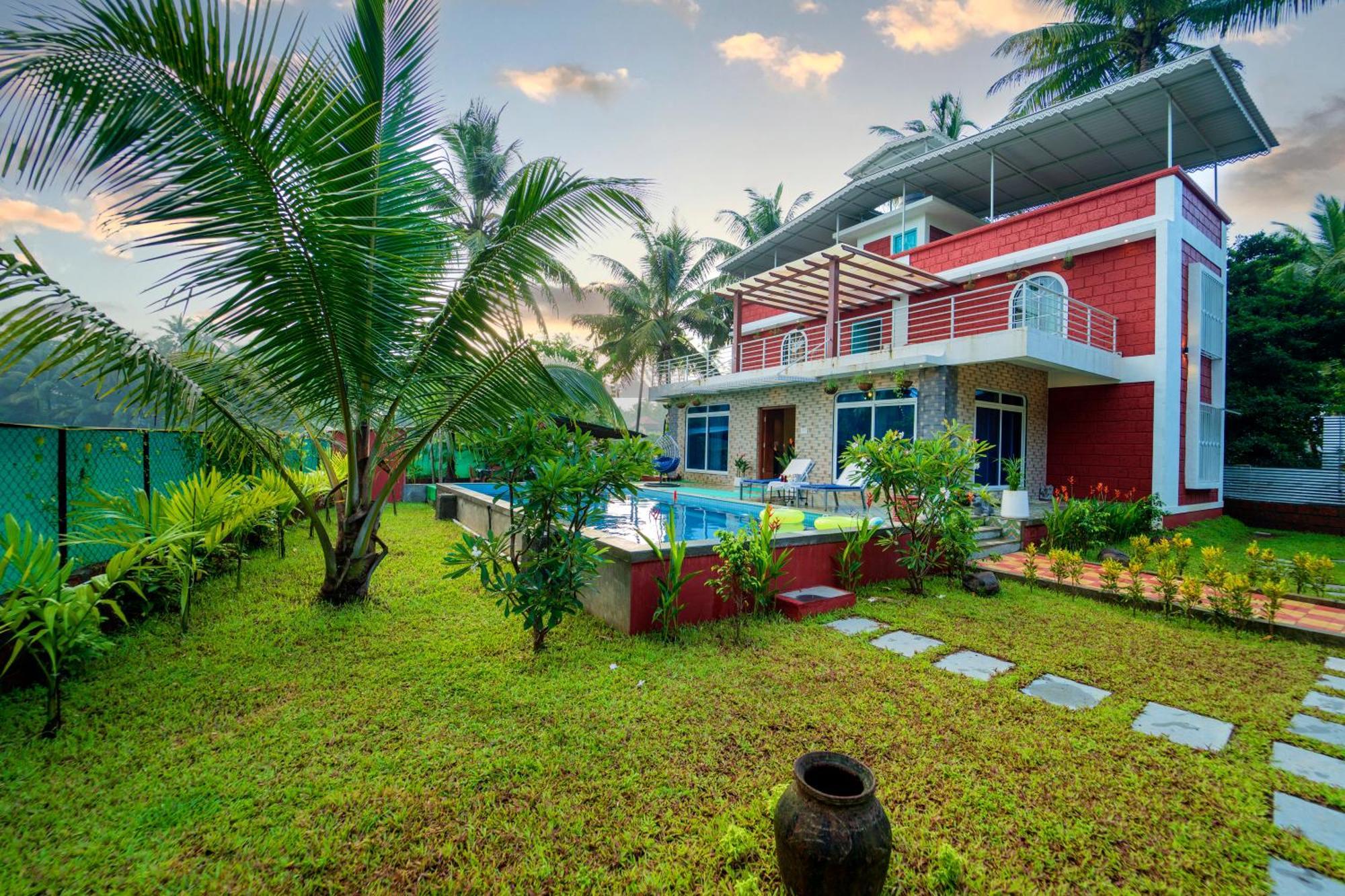 Spicy Mango Villa Elegano - Luxurious Villa Near Nagaon Beach, Alibag Exteriör bild