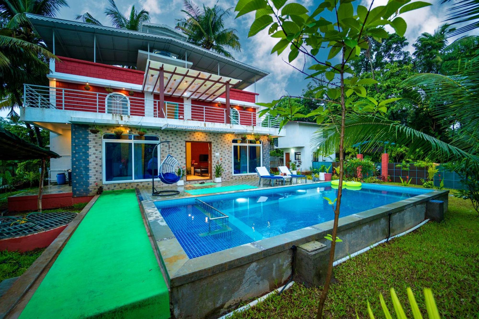Spicy Mango Villa Elegano - Luxurious Villa Near Nagaon Beach, Alibag Exteriör bild